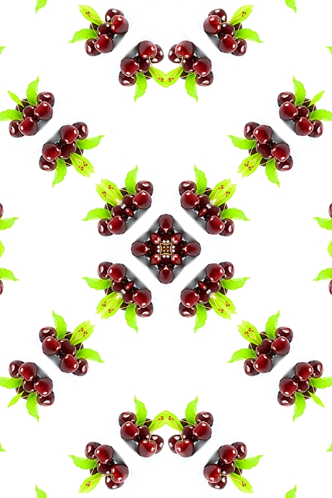 Ruth Digital  vision - Kaleidoscopic pattern of cherries
