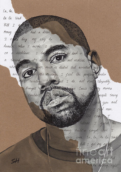 Kanye west Greeting Card by Sara Has