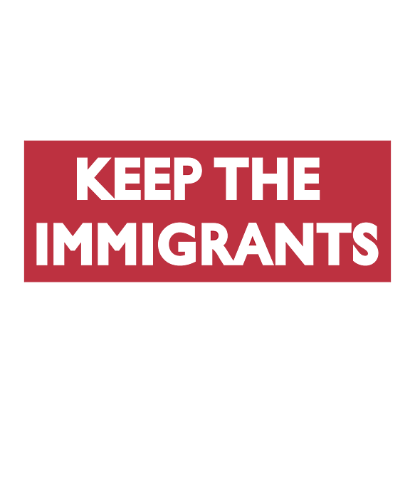 Deport The Racists Pink Shopping Bag Tote Bag Keep The Kids