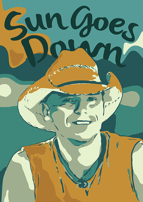 Kenny Chesney iPhone Case by Wonder Poster Studio Pixels Merch