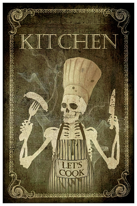 Gothic Kitchen Towel 