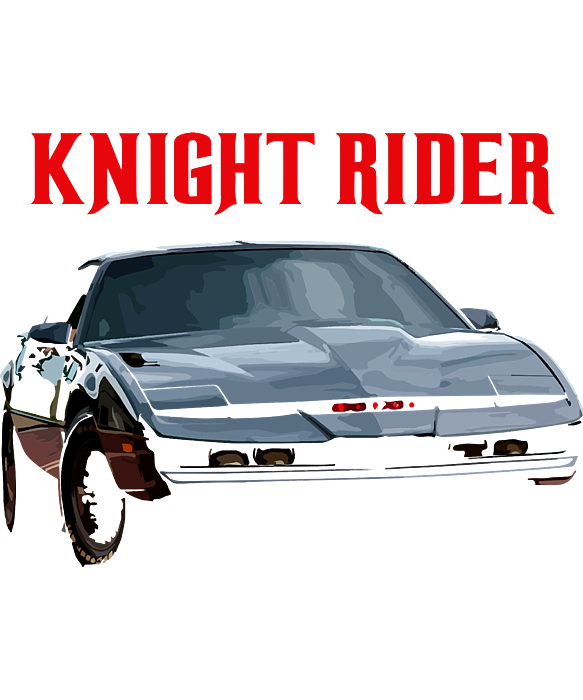 Knight Rider KITT Firebird T-Shirt by Kha Dieu Vuong - Pixels Merch