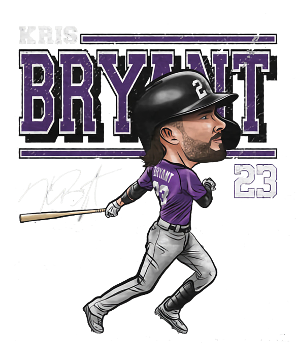  Kris Bryant Baseball Canvas Poster Wall Art Decor