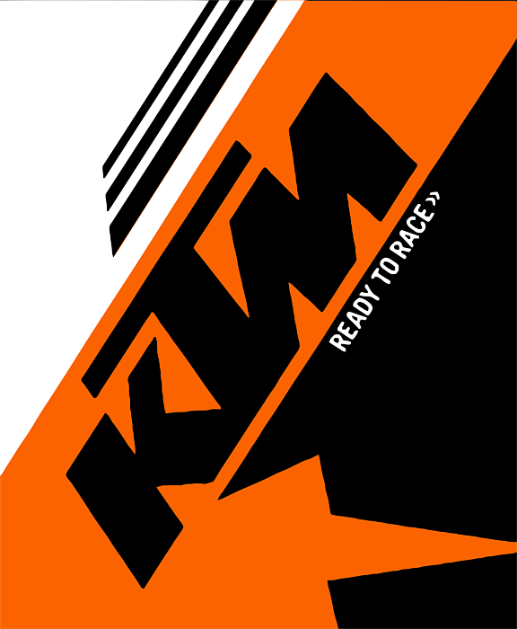 ktm logo sticker