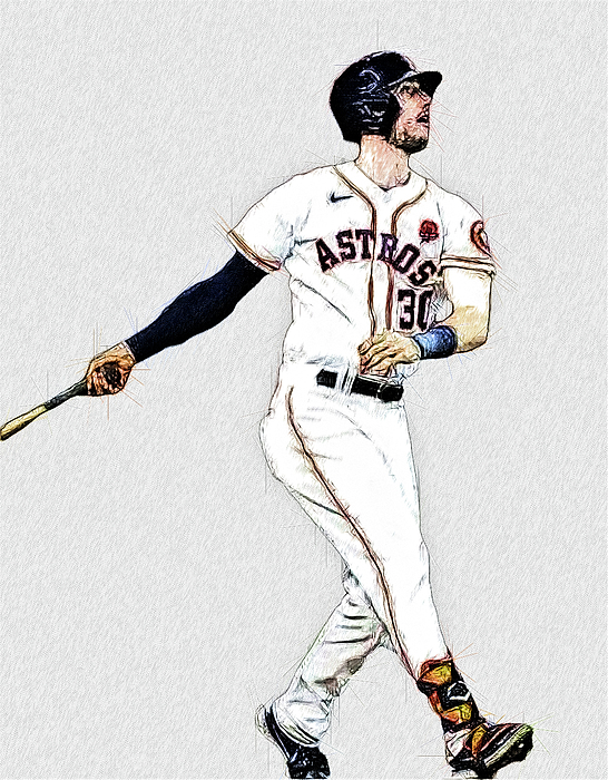 Kyle Tucker - LF - Houston Astros by Bob Smerecki