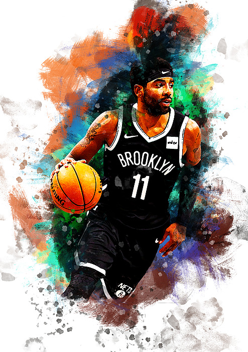 Brooklyn Nets Basketball NBA Team, Atlantic,Sports Posters for Sports Fans  Canvas Print / Canvas Art by Drawspots Illustrations - Instaprints