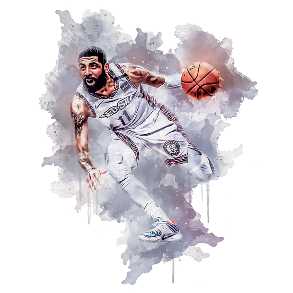 Kyrie Irving 11 White Jersey Drawing by Samiah Pudjiastuti - Fine Art  America