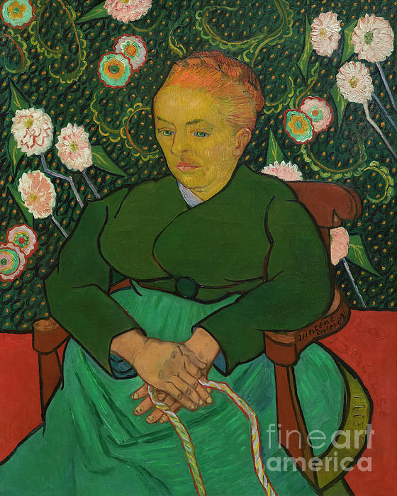 Madame Joseph-Michel Ginoux, Vincent Van Gogh Greeting Card for Sale by  vintage wall art