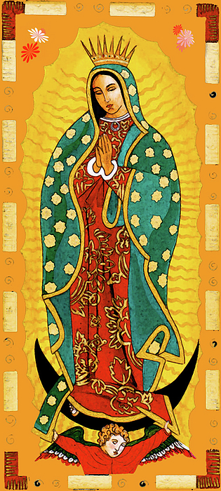 La Virgen De Guadalupe - as art print or hand painted oil.