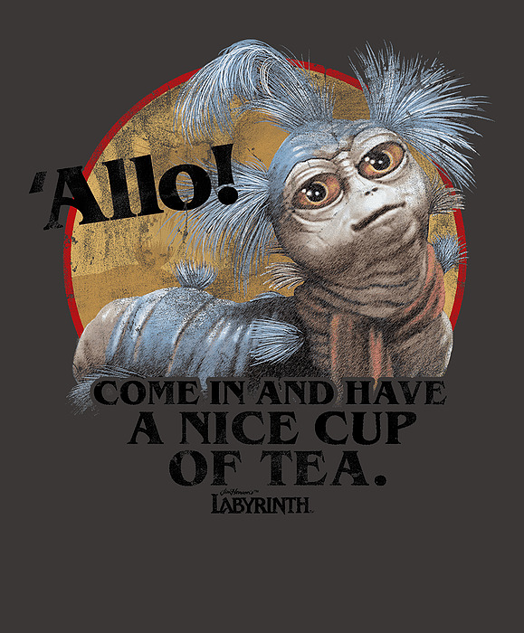 Ello Worm Come Inside and have a Nice Cup of Tea - Labyrinth - Mug