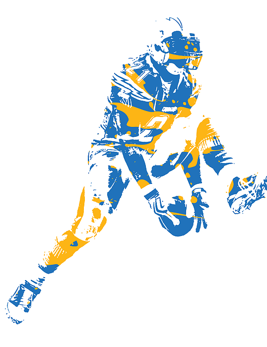 LaDainian Tomlinson SAN DIEGO CHARGERS ABSTRACT ART 2 Tapestry by Joe  Hamilton - Fine Art America