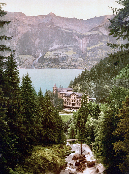 Joe Vella - Lake Brienz, Grandhotel Giessbach, Brienz, Bernese Oberland, Switzerland 1890.