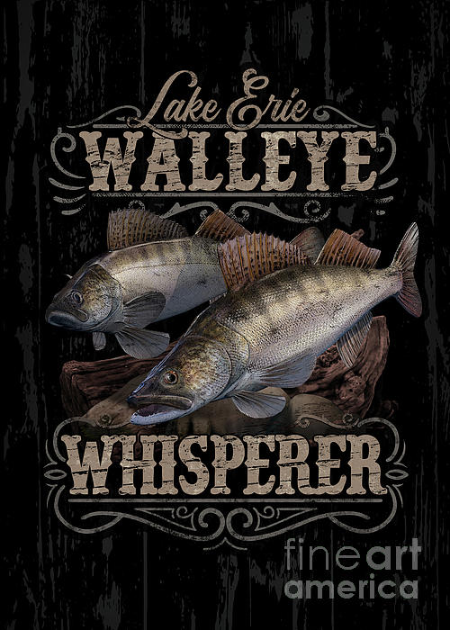 Lake Erie Walleye Whisperer Vintage Fishing Weekender Tote Bag by Markus  Ziegler - Pixels