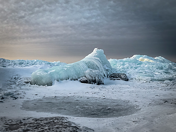 Patti Deters - Lake Superior Ice Wave