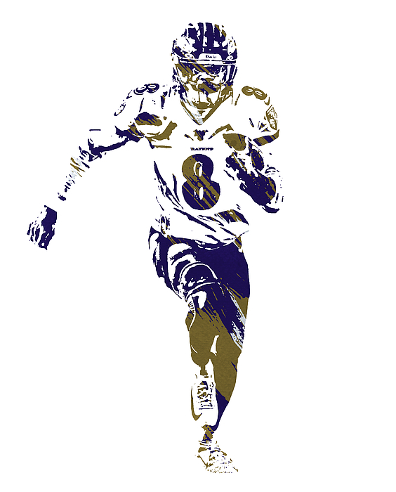 Lamar Jackson NFL Removable Wall Decal