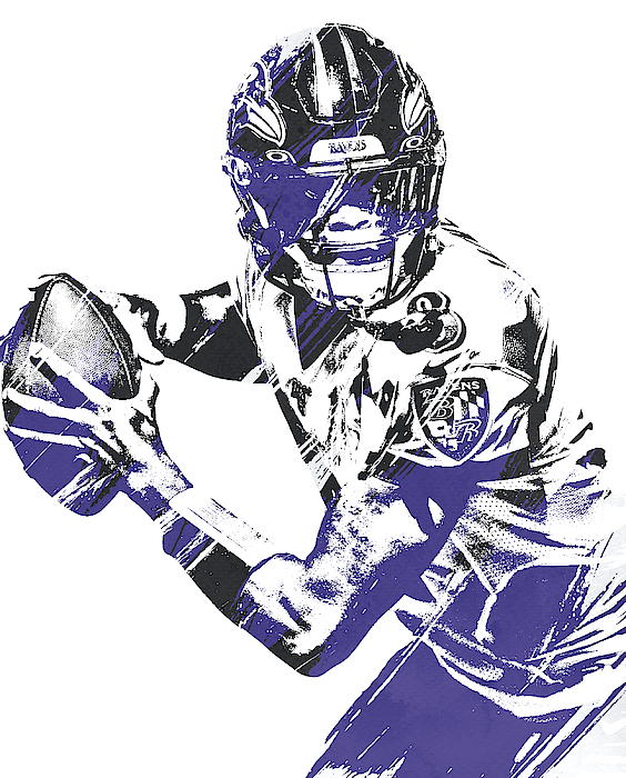 Lamar Jackson Baltimore Ravens Abstract Art 1 iPhone 11 Case by Joe  Hamilton - Pixels