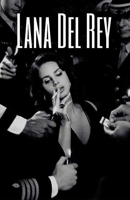 Lana Del Rey Smoke Sticker by Orlo Turcotte - Pixels