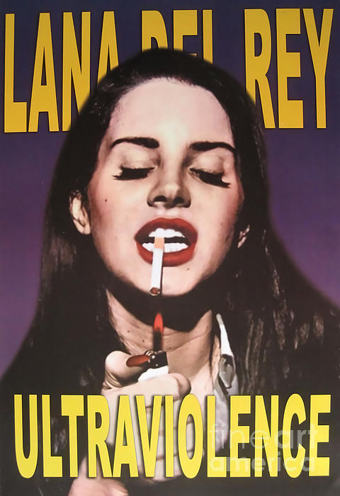 Lana Del Rey Classic Ultraviolence Poster by Justin Clancy - Fine Art  America