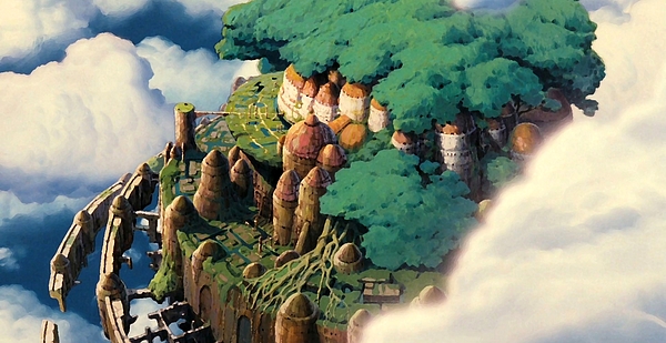 Laputa, Castle in the sky, island, Ghibli Landscape iPhone 14 Pro Max Case  by Hans Butterblumenhaus - Fine Art America