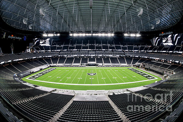 Las Vegas Raiders Stadium Ultra Wide Full View 50 Yard Line