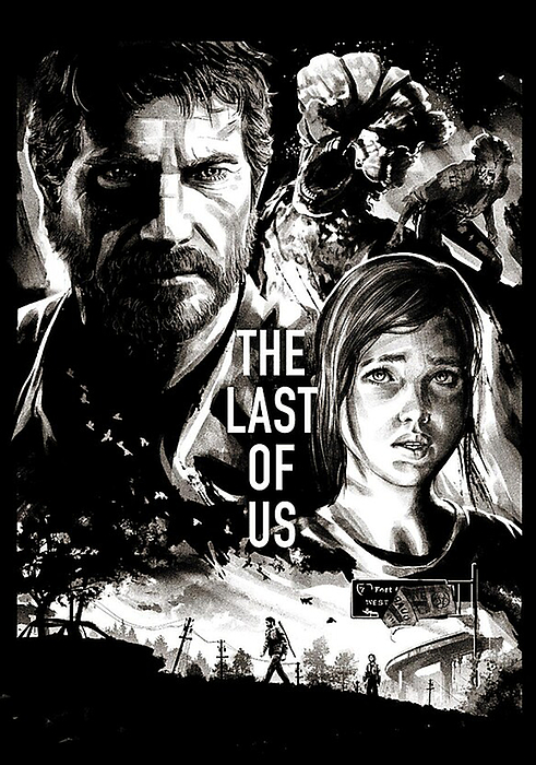 Last of Us Joel and Ellie Family Sticker