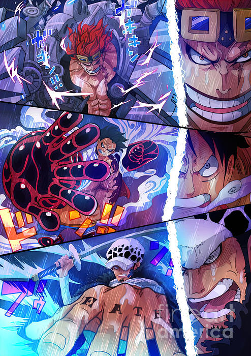 One Piece - Luffy & Law - Sticker