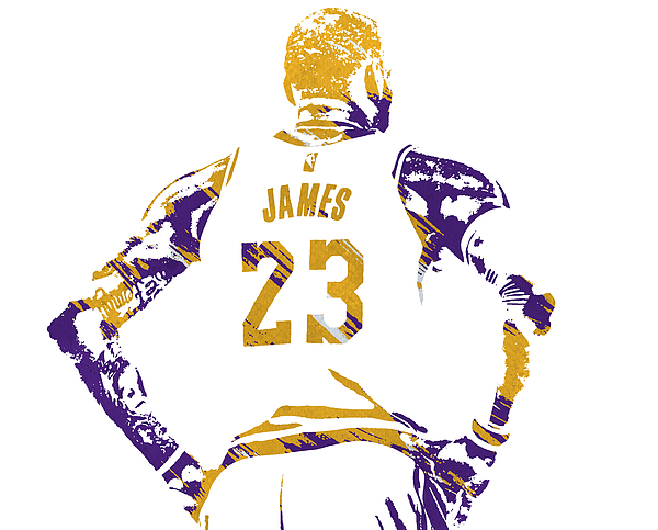 LeBron James, NBA Los Angeles Lakers Basketball Greeting Card for