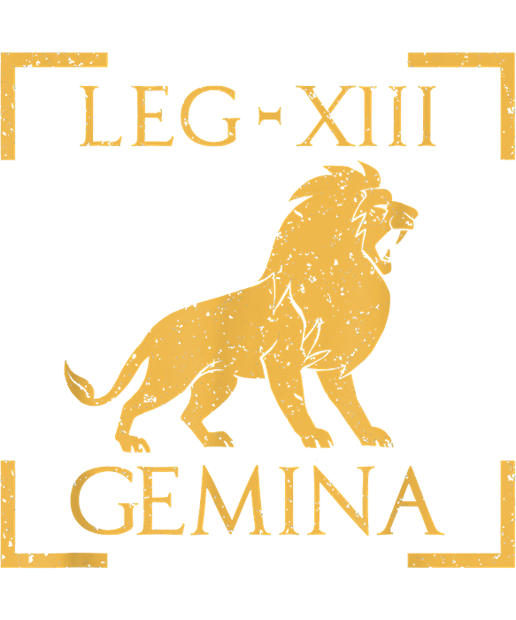 Legio XIII Gemina Lion Emblem Roman Legion Sticker by Kha Dieu Vuong - Fine  Art America