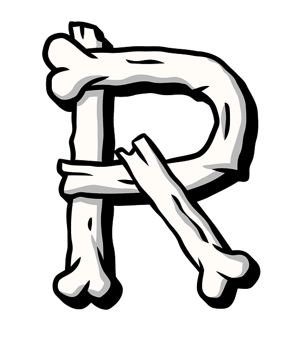 letter r in graffiti
