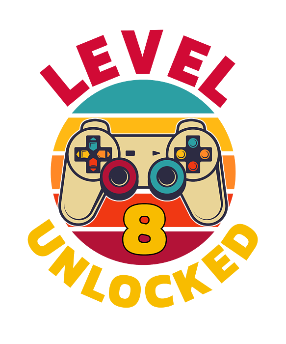 Level 8 Unlocked Yoga Mat by Sarcastic P - Pixels