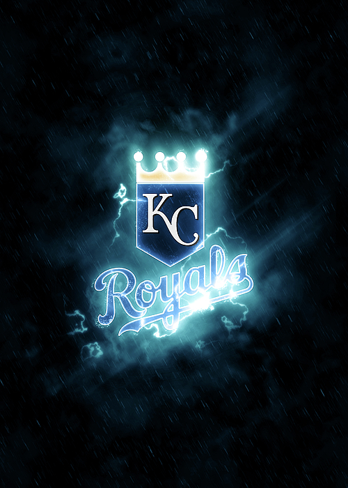 Lighting Baseball Kansas City Royals iPhone 8 Plus Case