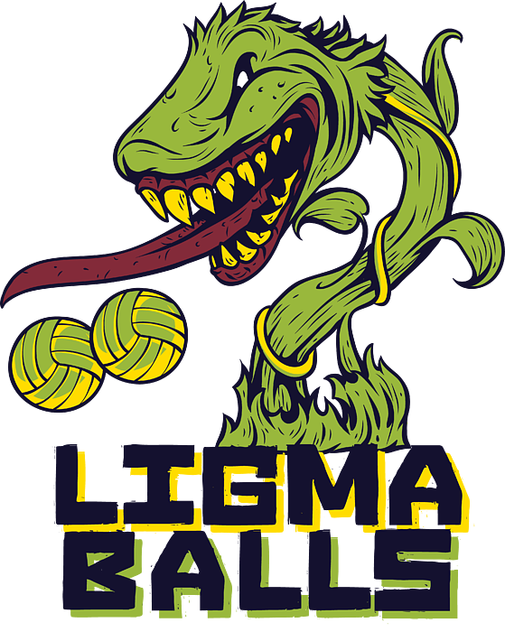 Ligma Balls Funny Carnivore Plant Sticker by Jacob Zelazny - Fine