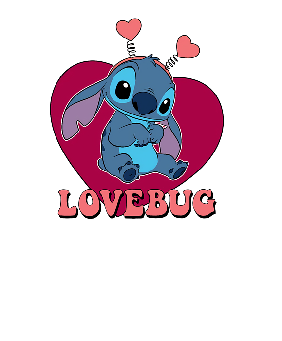 Lilo and Stitch Lovebug Stitch Sticker by Chelsea Weaving - Pixels
