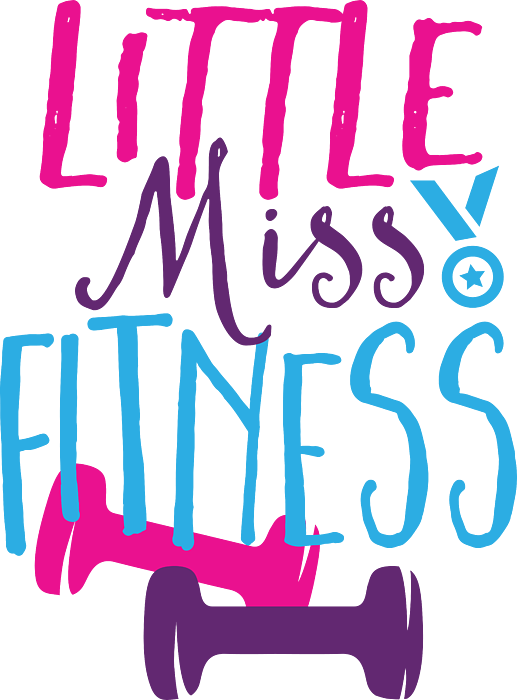 Little Miss Fitness Gift Women Gym Lover Gag T-Shirt