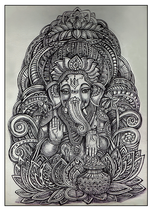 Lord Ganesha Tapestry by Nagraj Kokane - Fine Art America