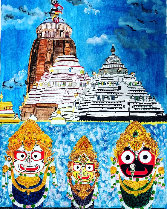 Jagannath Temple  Old Book Illustrations  Boho art drawings Temple  architecture Temple drawing