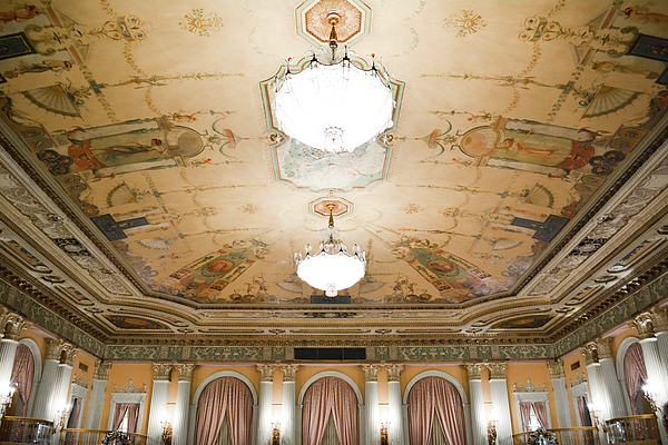 Lobby of the Millennium Biltmore Hotel in Downtown Los Angeles, California  Bath Towel