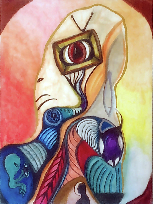 Pattern Mixed+media