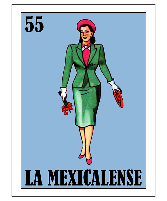 Loteria Mexicana - Mexican Spanish Yoga Mom Lottery Design