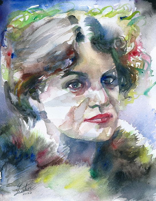 WHITE HOUSE - watercolor portrait by Fabrizio Cassetta