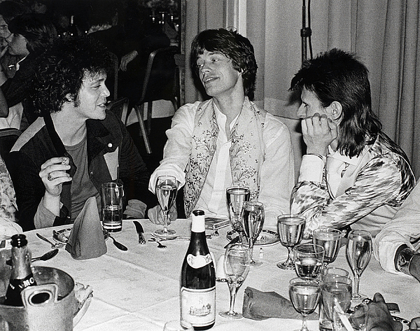 David Bowie - Lou Reed, Mick Jagger, David Bowie, at the Ziggy Stardust