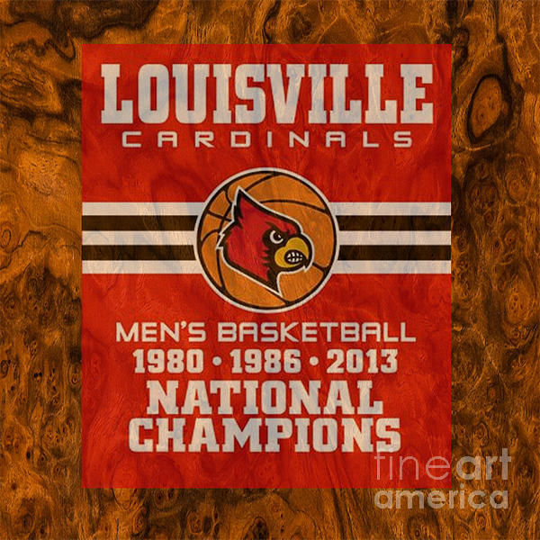 University of Louisville Cardinals Poster by Steven Parker