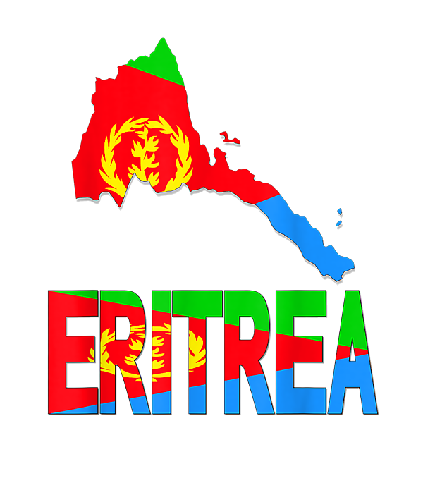 Love Eritrea With Eritrean Flag In Eritrea Map Eritrea Pride Brodie Rashi Transparent 