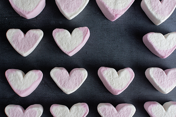 HEART MARSHMALLOWS 