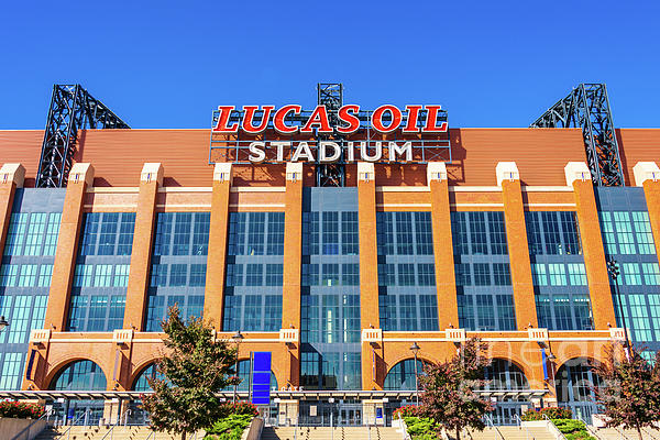 Lucas Oil Stadium - Indianapolis Colts City Print