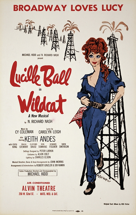 Artcraft Lithograph - Lucille Ball in Wildcat