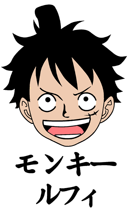 Luffy's Scar Lineart Greeting Card for Sale by Superdooperman