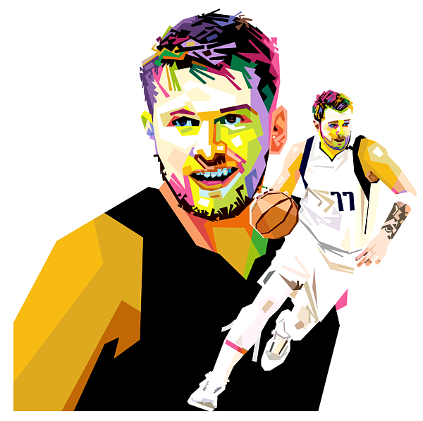 Luka Doncic Embrace The Crowd Sticker for Sale by RatTrapTees