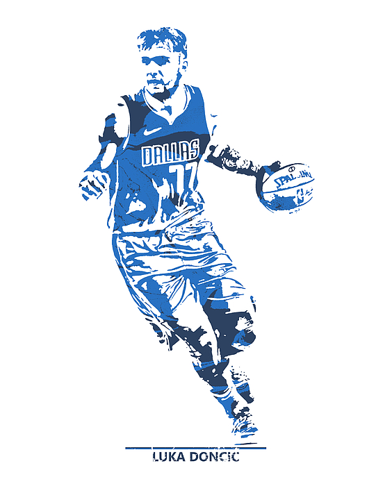 NBA Graffiti Luka Doncic Dallas Mavericks Jersey!