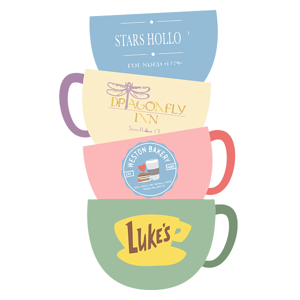 Luke's Diner Mug, Big Coffee Mug, Luke's Diner